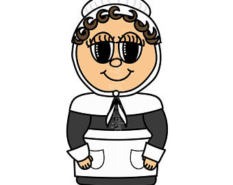 340x270 Pilgrim Clip Art Etsy