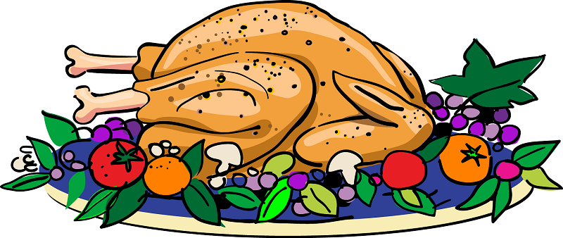 800x338 Happy Thanksgiving Clipart Black And White