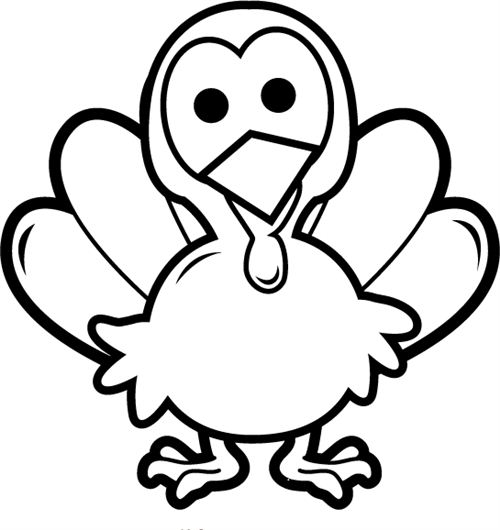 500x530 Thanksgiving Clip Art Black And White Many Interesting Cliparts