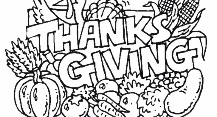 728x393 Download Thanksgiving Coloring Pages And Cutouts