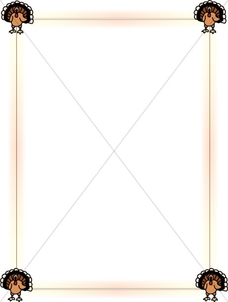 462x612 Thanksgiving Borders, Thanksgiving Day Border Art