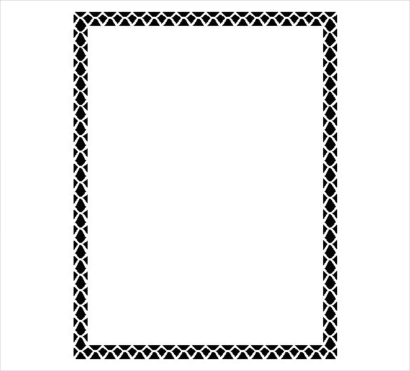 585x530 Holiday Border Template Free Jpg, Psd, Format Download