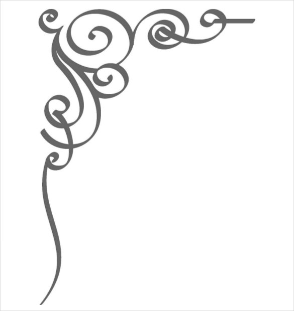 585x620 Free Border Templates