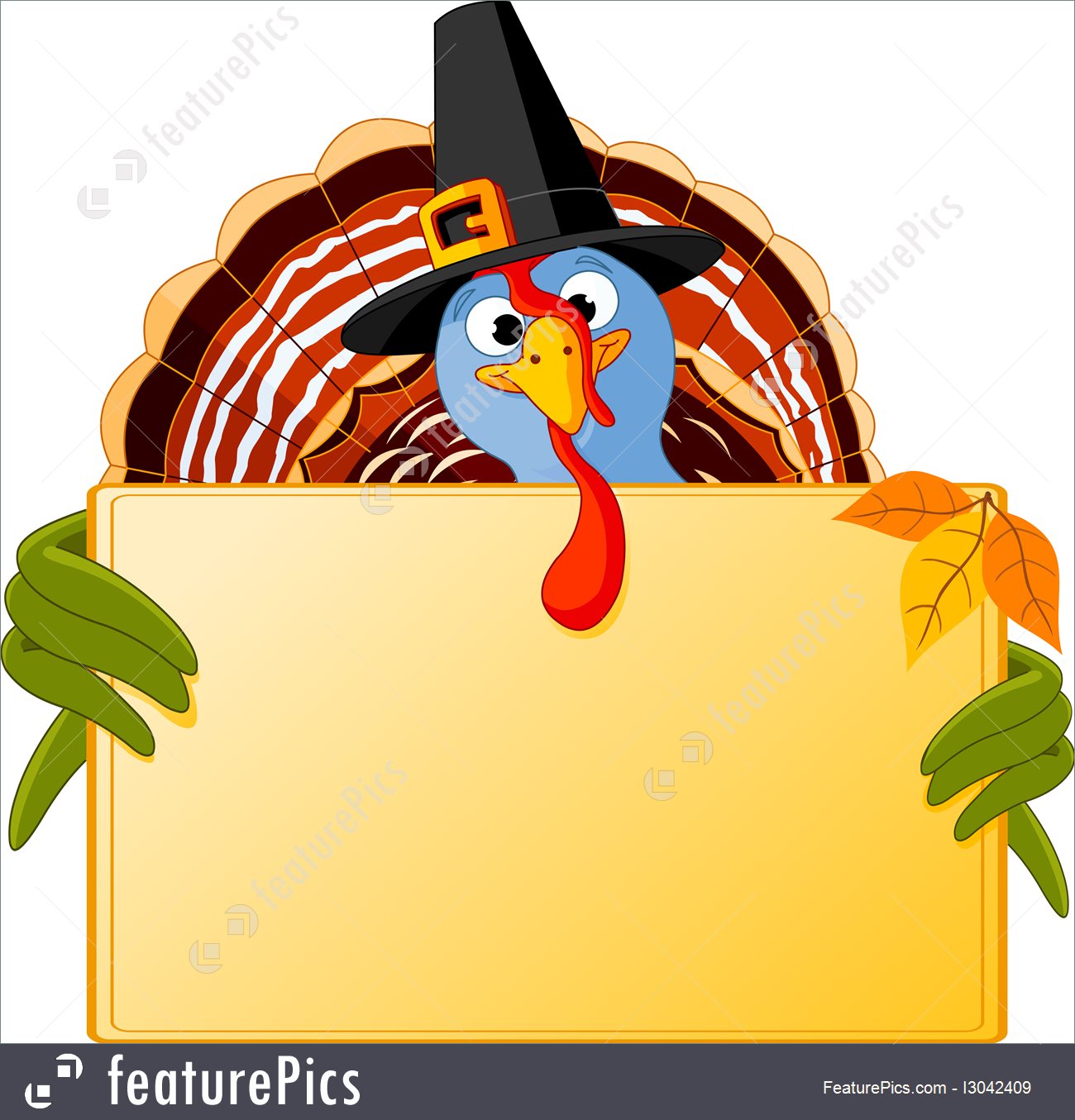 1300x1355 Illustration Of Cartoon Turkey Banner