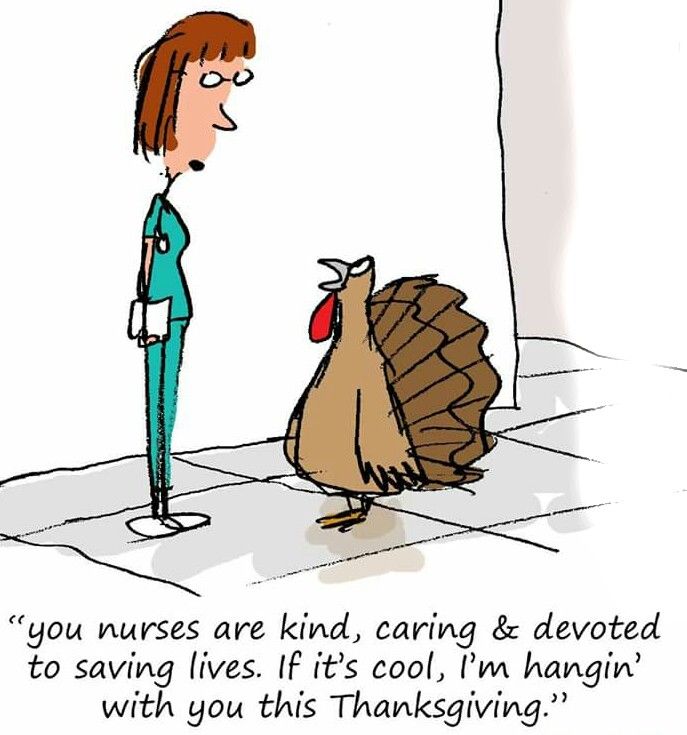 687x735 Thanksgiving Nursing Cartoons You Can Definitely Relate