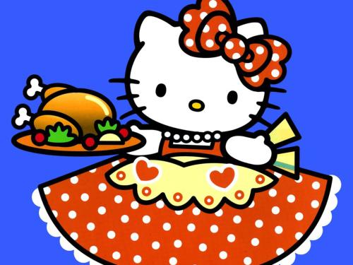 500x375 Hello Kitty Thanksgiving Clipart