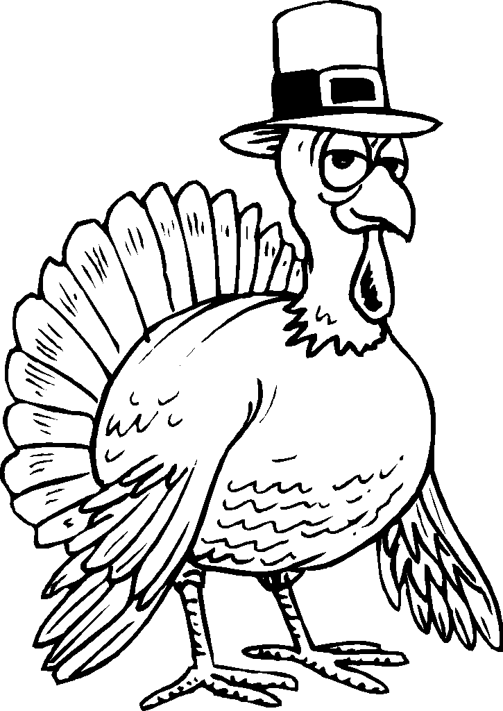 725x1024 Funny Thanksgiving Turkey Clipart
