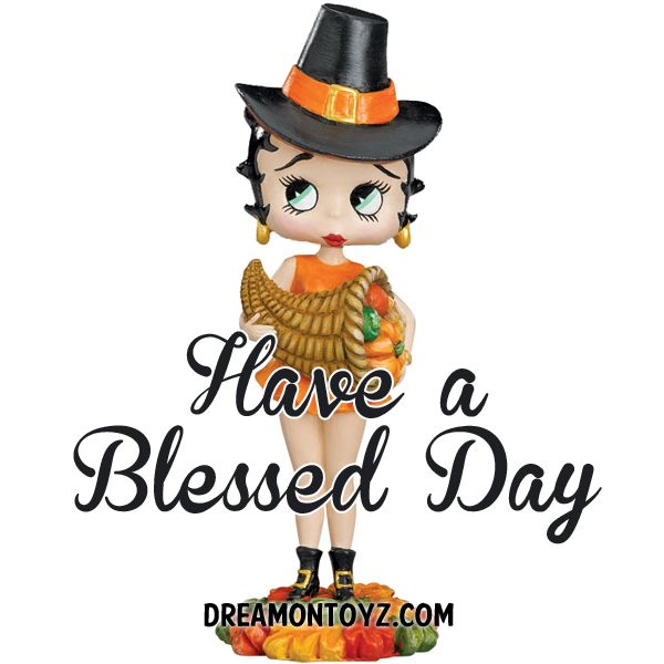 600x600 30 Best Thanksgiving Betty Boop Graphics Amp Greetings Images