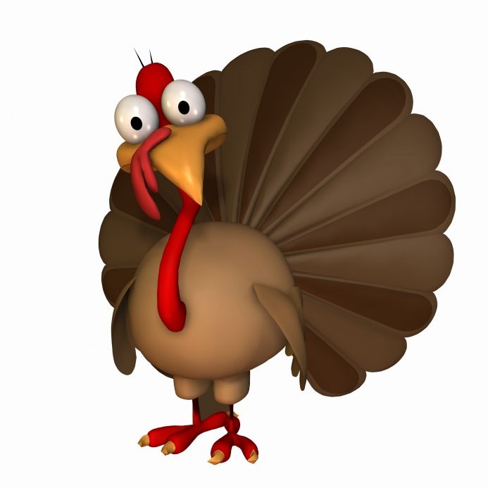 693x693 Cartoon Thanksgiving Turkey Clip Art 101 Clip Art