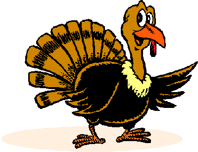 400x307 Turkey Thanksgiving Clipart