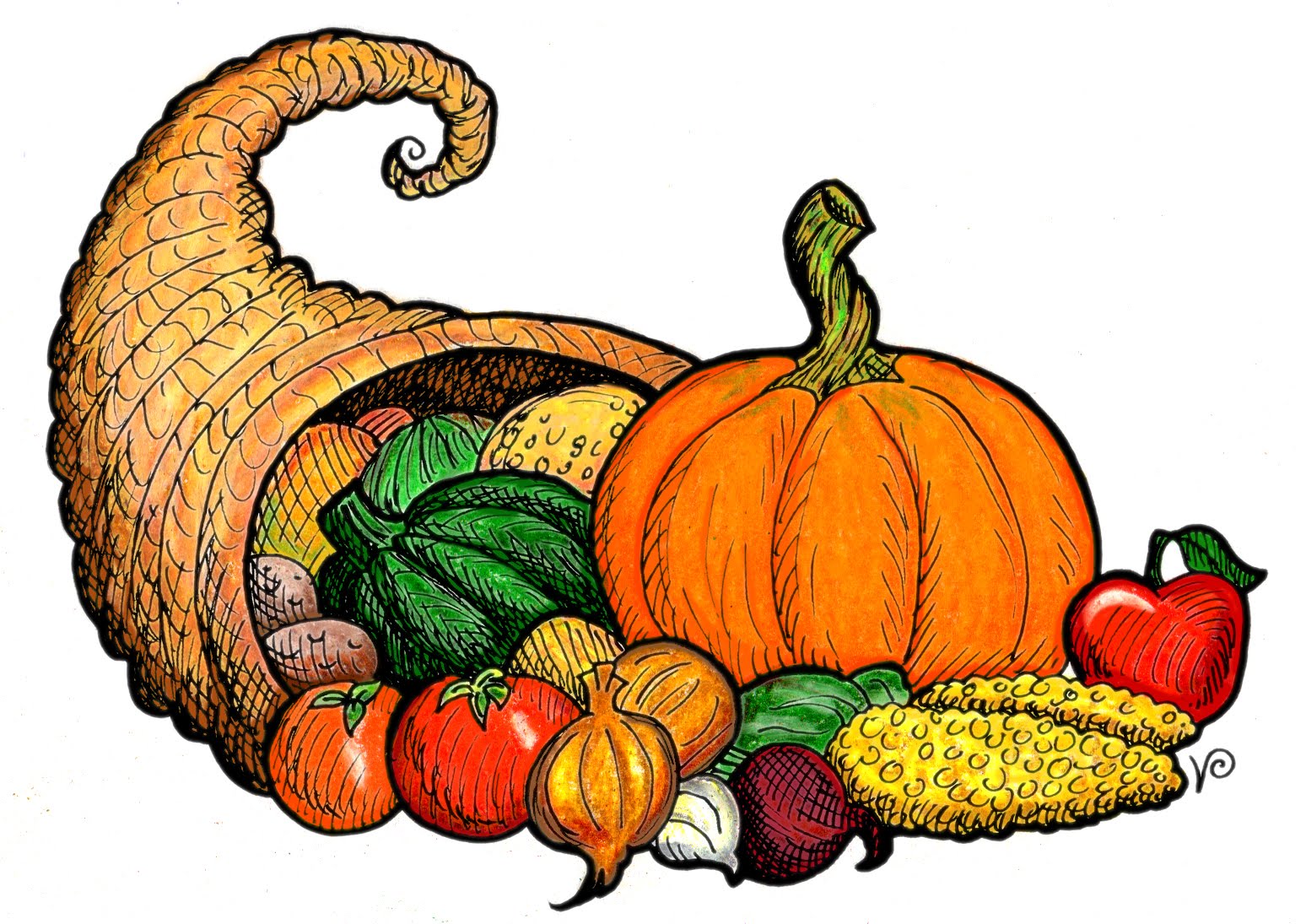 1548x1095 Thanksgiving Cornucopia Clipart Happy Thanksgiving
