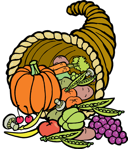 515x600 Cornucopia Clipart Thanksgiving Potluck