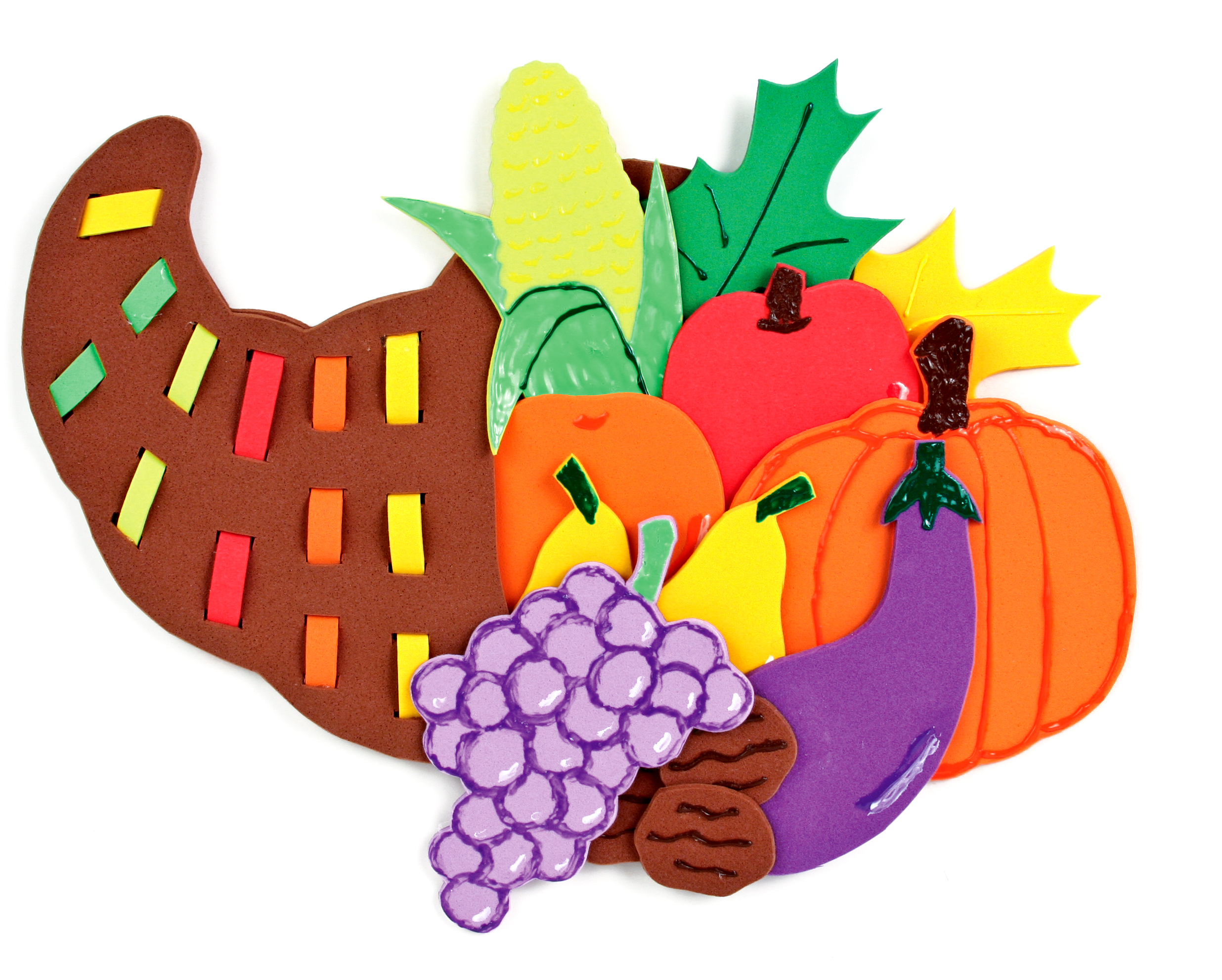 2472x1983 Crafts Foam Cornucopia