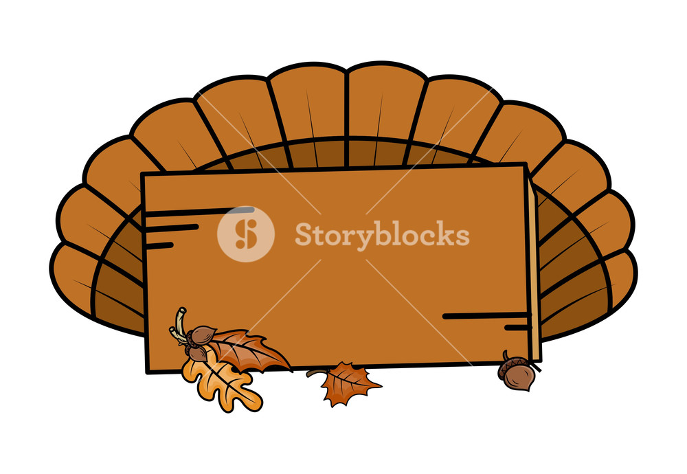 1000x690 Thanksgiving Day Banner Vector Royalty Free Stock Image