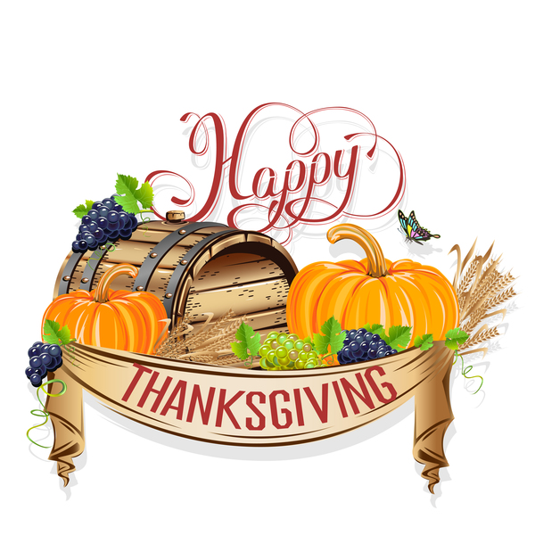 600x600 Vector Thanksgiving Day Labels Set 01