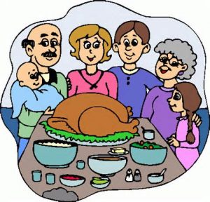 300x288 Thanksgiving Dinner Clipart Special Day Celebrations