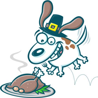 413x412 Humorous Thanksgiving Clip Art