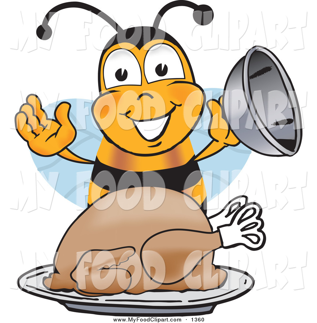 1024x1044 Food Clip Art Of A Hungry Honey Bee Mascot Cartoon Character