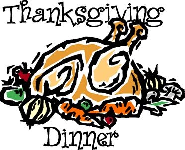372x301 Free Clipart Of Thanksgiving Dinner