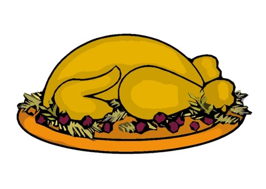 550x390 Free Clipart Of Thanksgiving Dinner Clipartxtras