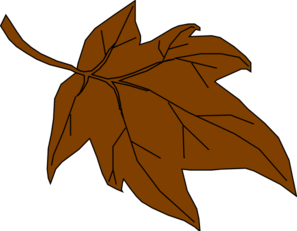 297x231 Brown Leaf Clip Art 101 Clip Art
