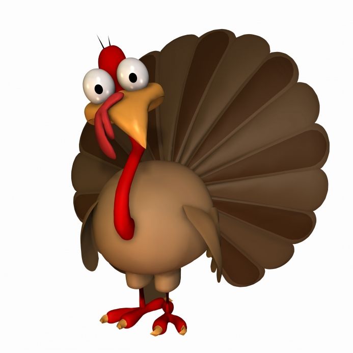 Thanksgiving Turkey Cartoon Clipart