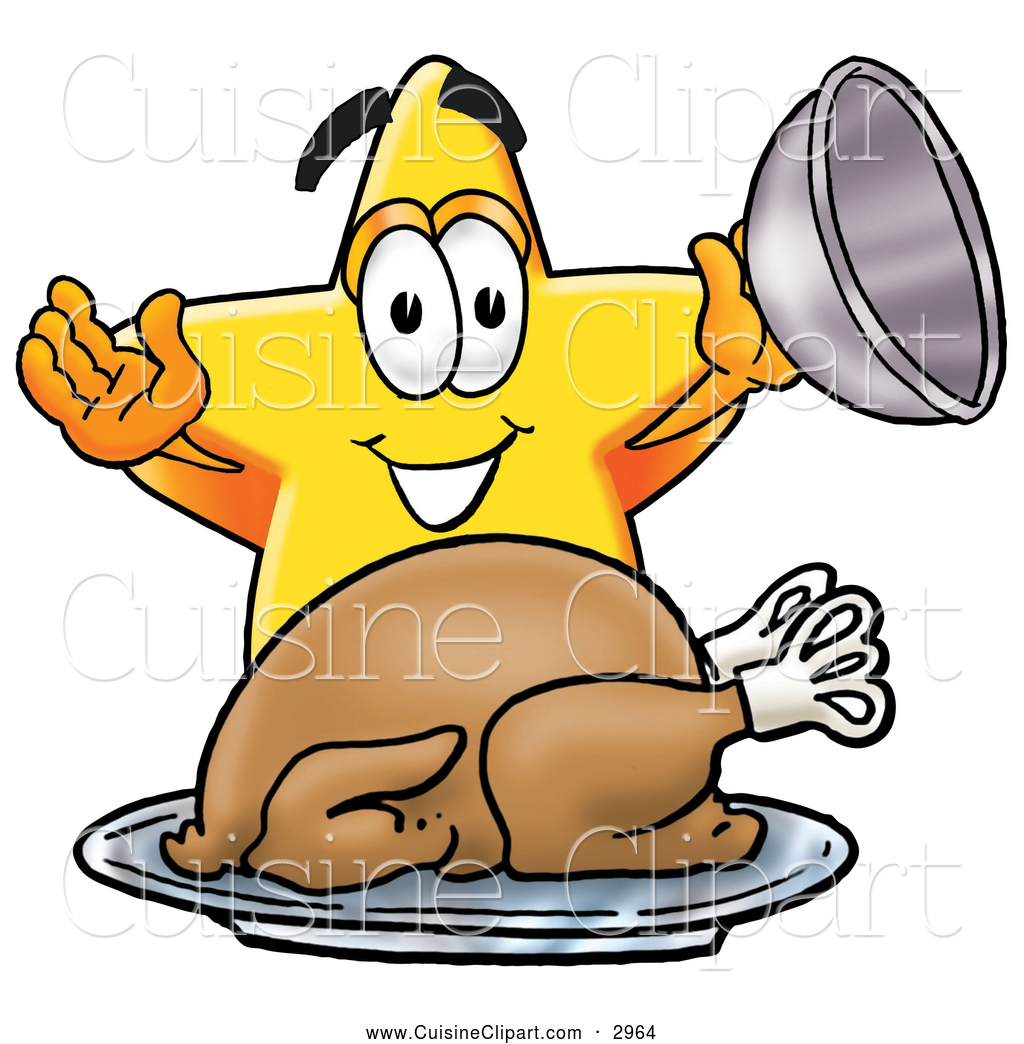 1024x1044 Cuisine Clipart Of A Bright Star Mascot Cartoon Character Serving