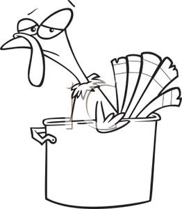 262x300 Image Thanksgiving Coloring Page Of A Turkey