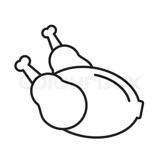 320x320 Roasted Turkey For Thanksgiving Day Stock Vector Colourbox