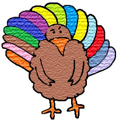 245x245 Thanksgiving Turkey Clipart