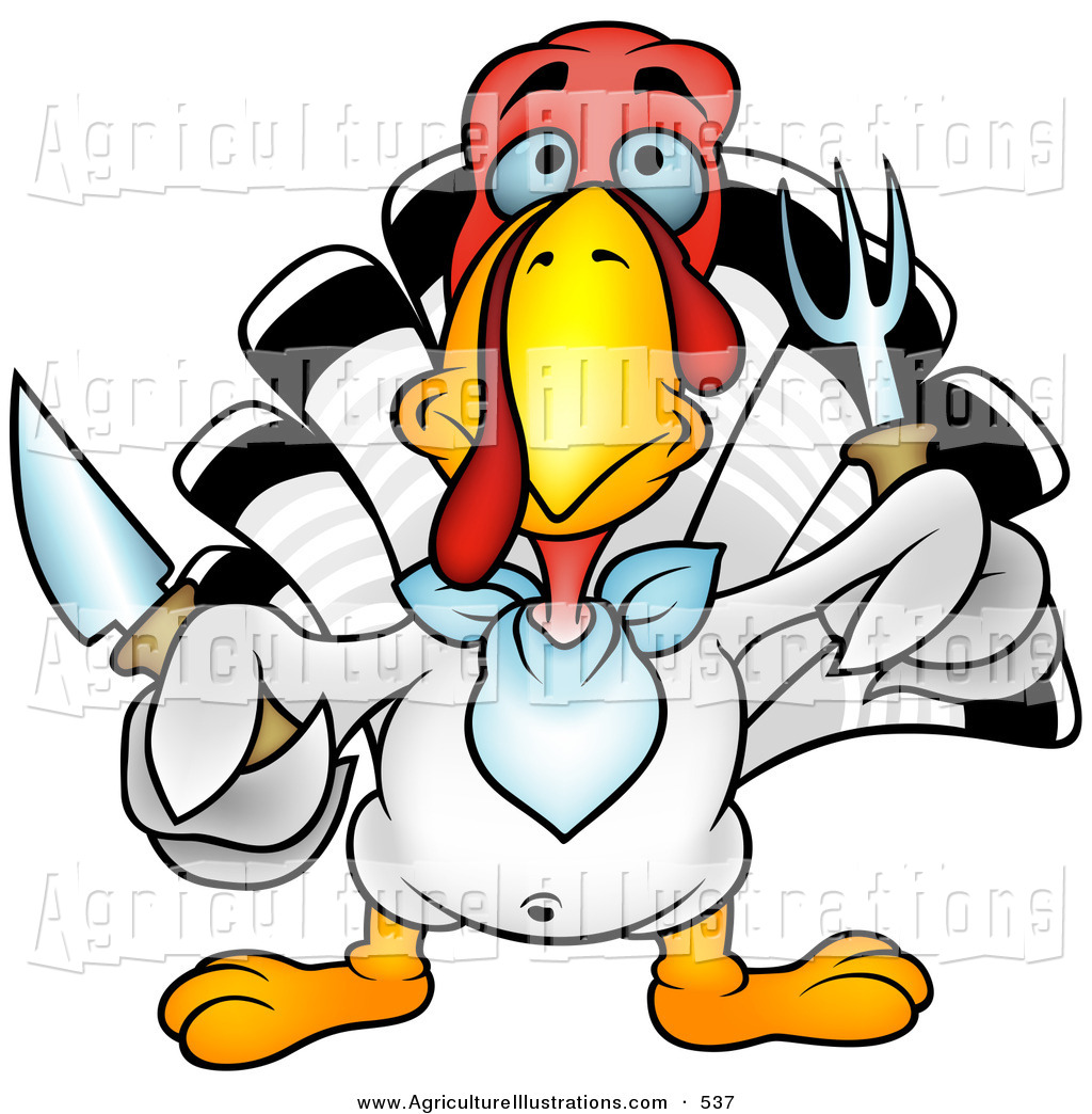 1024x1044 Agriculture Clipart Of A Hungry White Thanksgiving Turkey Bird