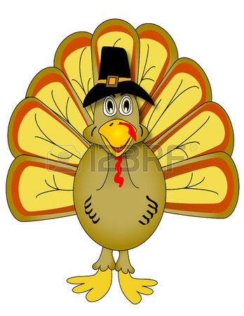 348x450 Cute Cartoon Thanksgiving Turkey Royalty Free Cliparts, Vectors