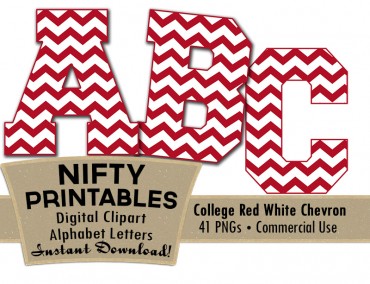 370x284 Alphabet Clip Art Digital Scrapbooking Letter Sets