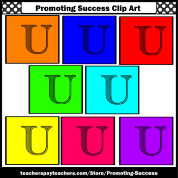350x350 Letter U, Alphabet Letters Clip Art, Letter Sounds Clipart Sps Tpt