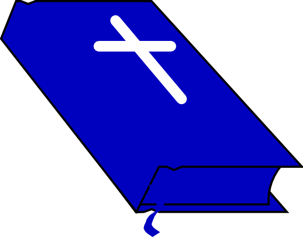 600x469 Blue Bible Clip Art