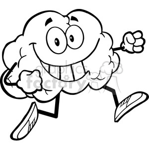 300x300 Royalty Free 5982 Royalty Free Clip Art Healthy Brain Cartoon