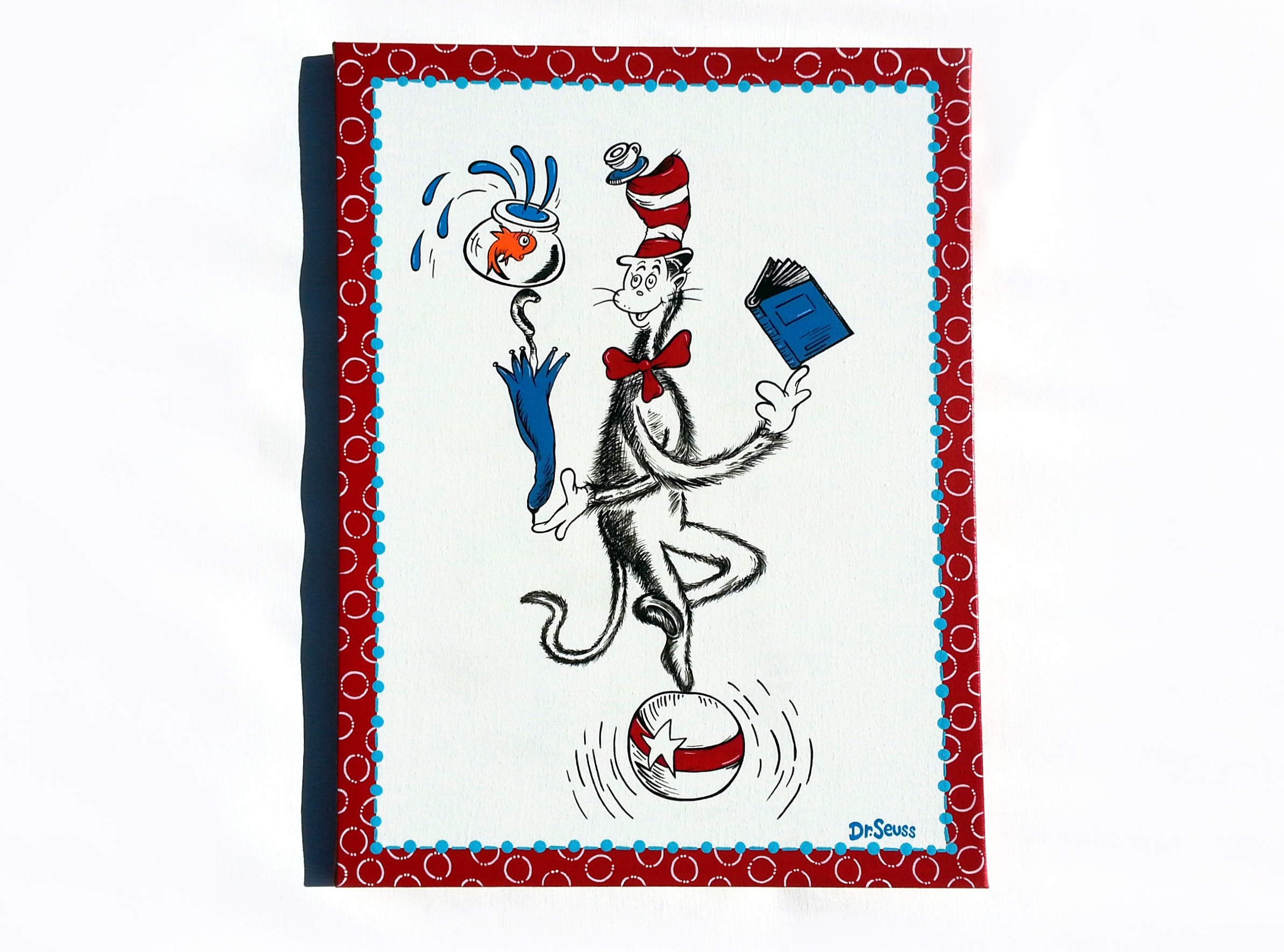 2385x1769 Dr Seuss Hand Painted Canvas