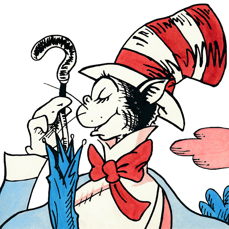 750x750 Illustration Daily Day 92 The Cat In The Hat K. Atkins Art