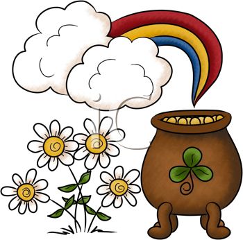350x346 Cartoon Pot Of Gold