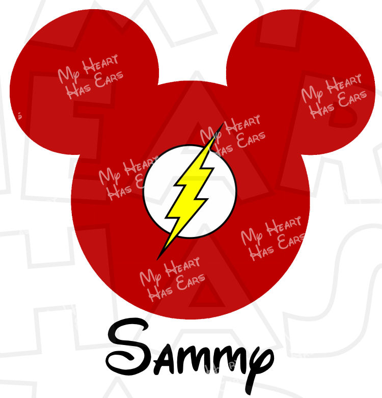 750x781 Mickey Mouse Dressed As Flash Gordon Instant Download Digital Clip