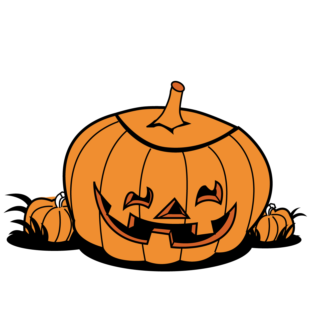 1250x1250 Halloween Pumpkin Patch Clip Art Free Clipart Images