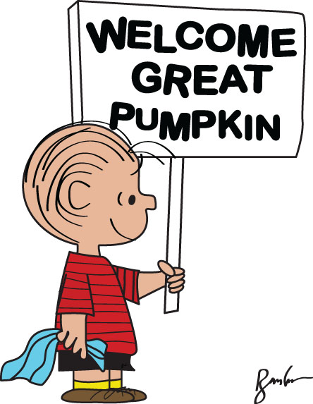444x573 Welcome Great Pumpkin Charlie Brown Clipart