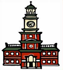 210x232 Free Independence Hall Clipart