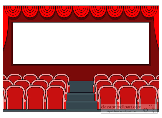 550x400 Movie Theatre Clip Art