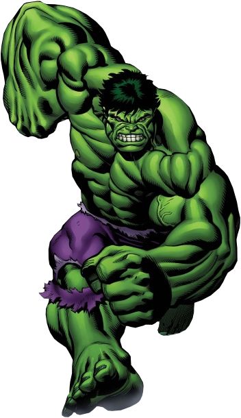 352x610 Comic Clipart Hulk