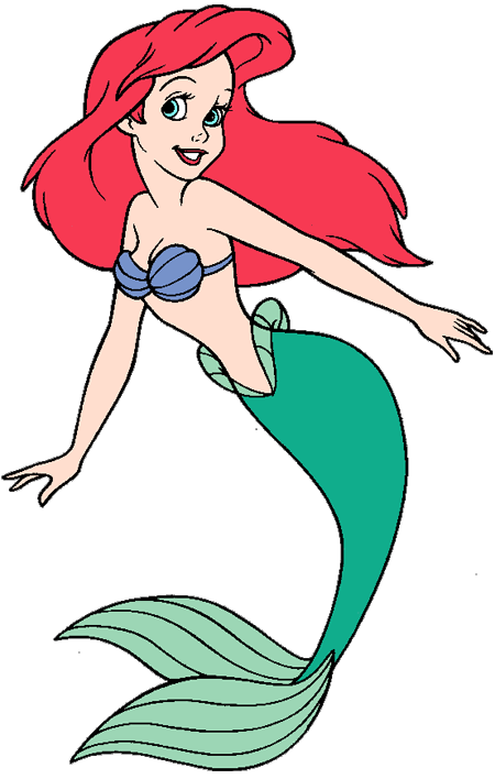 450x708 Little Mermaid Clip Art