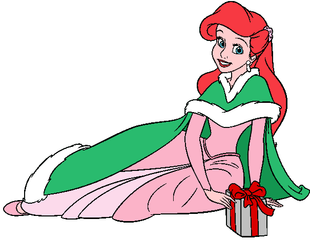 605x469 Mermaid Clipart Christmas