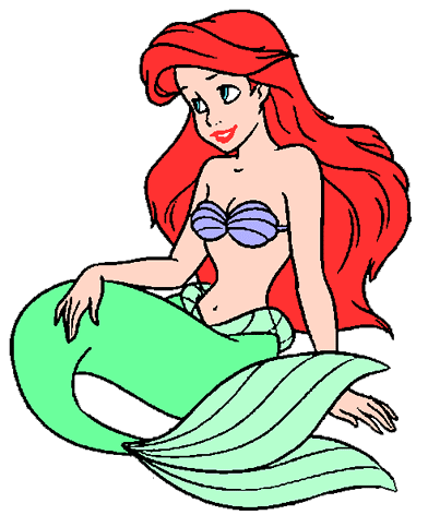 392x472 Ariel Clipart From Disney's The Little Mermaid