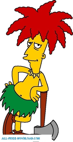 310x600 Sideshow Bob 01 The Simpsons Free Vector In Encapsulated