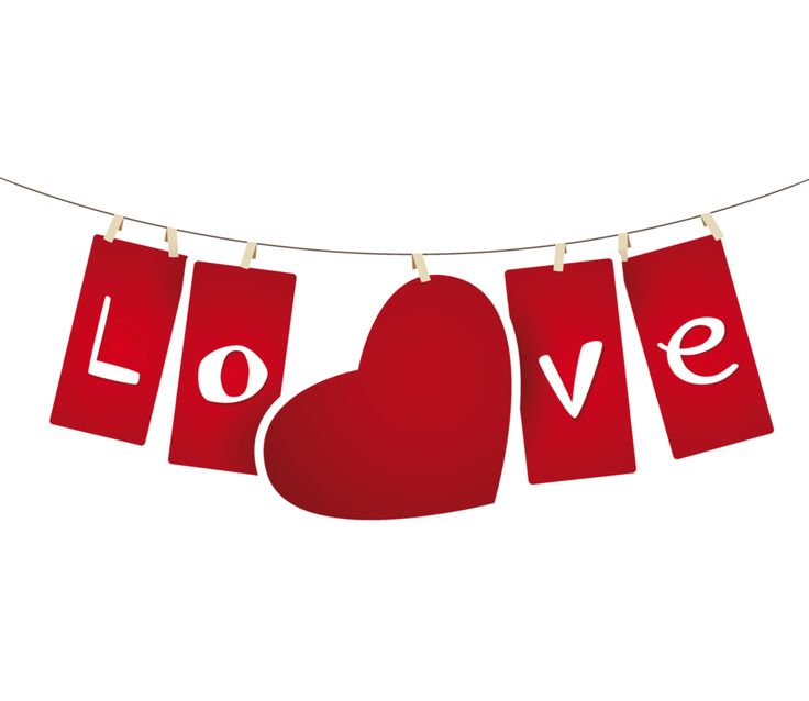 The Word Love Clipart